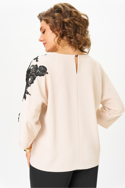 Блуза Rumoda 2277_дл_бежевый - фото 9