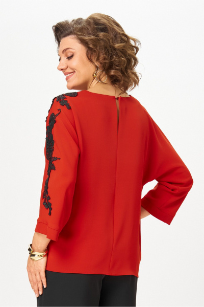 Блуза, брюки Rumoda 2278_дл_красный-черный - фото 10
