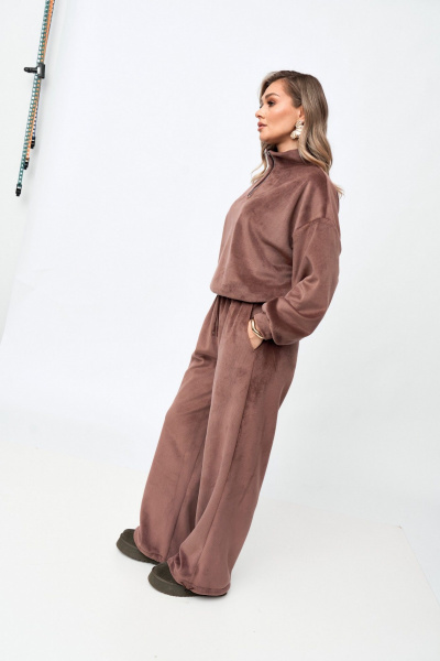 Брюки, джемпер Verita 2427 какао - фото 5