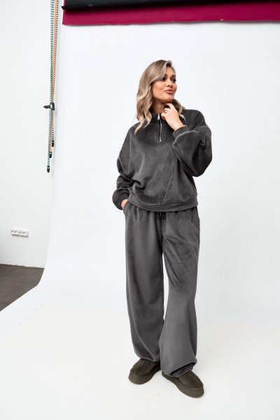 Брюки, джемпер Verita 2427 графит - фото 1