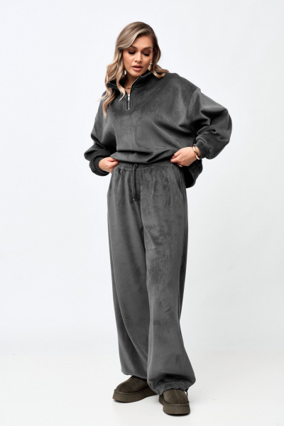 Брюки, джемпер Verita 2427 графит - фото 2