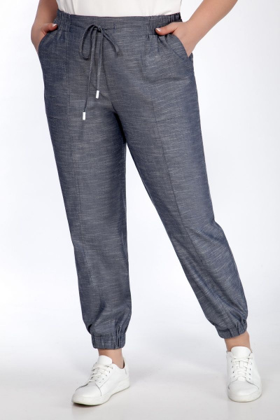 Блуза, брюки Tellura-L 1579 розовая_надпись - фото 4