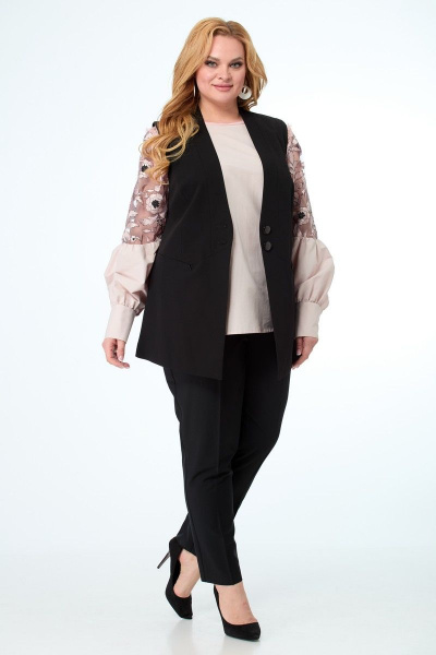 Брюки Anelli 518 черный - фото 3