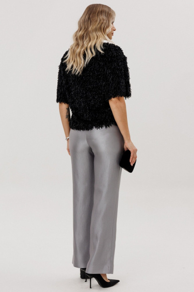 Брюки Faufilure C951 серый - фото 3