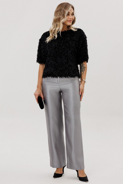 Брюки Faufilure C951 серый - фото 1