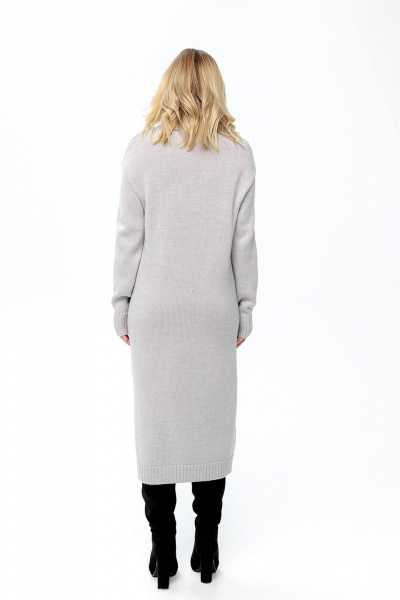 Платье Romgil РВ0134-ШЕ5 светло-серый - фото 7