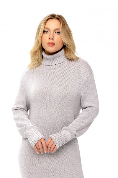 Платье Romgil РВ0134-ШЕ5 светло-серый - фото 2