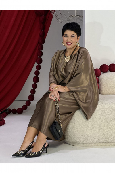 Блуза, юбка Vittoria Queen 26343/1 перламутрово-золотой - фото 13