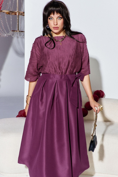 Платье Vittoria Queen 26913/1 винный - фото 1