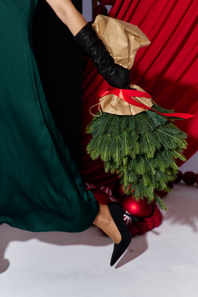 Платье Vittoria Queen 27663 изумруд - фото 10