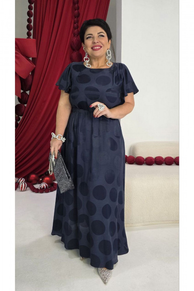 Платье Vittoria Queen 28483 темно-синий - фото 9