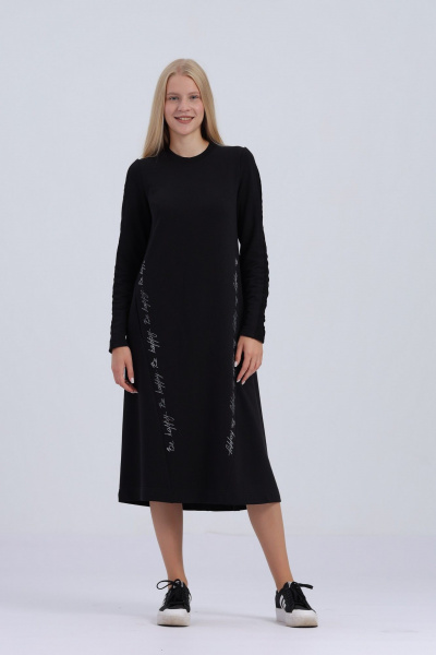 Платье Полинушка 645/1 черный - фото 1