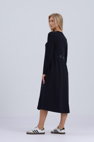 Платье Полинушка 645/2 синий - фото 3