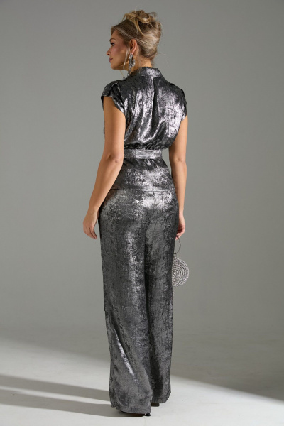 Брюки, жилет LM К126048 серый_шиммер - фото 6
