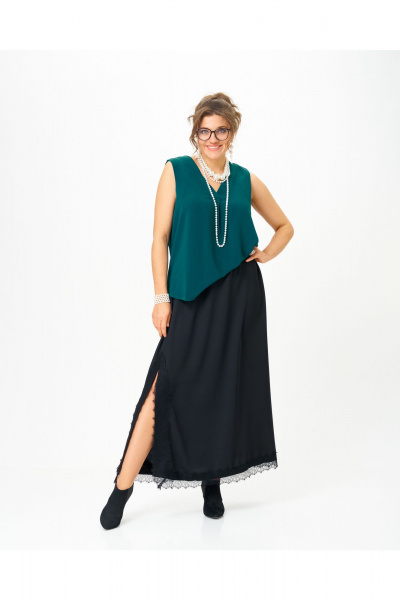 Юбка GRATTO 6208 черный - фото 10