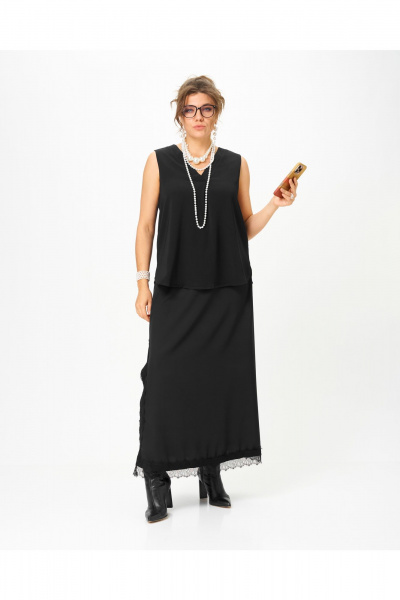 Юбка GRATTO 6208 черный - фото 9