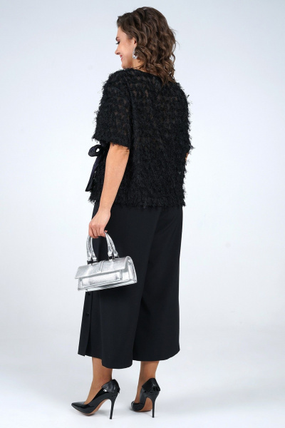 Блуза, брюки Alani Collection 2264 черный - фото 6
