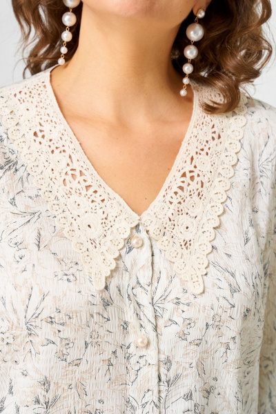 Блуза Svetlana-Style 2304 молочный_принт - фото 7