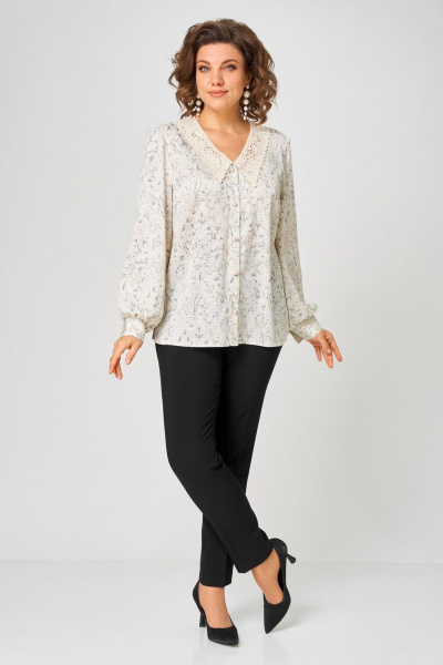 Блуза Svetlana-Style 2304 молочный_принт - фото 5