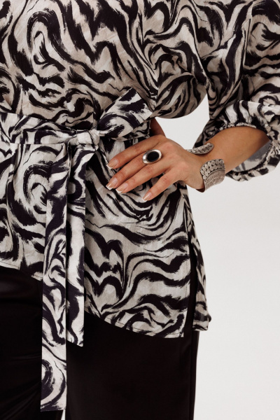 Блуза Anelli 1665 загадка_линий - фото 8