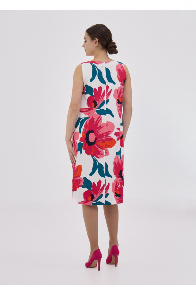 Платье Полинушка 416 принт_крупные_цветы - фото 3