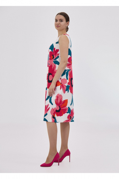 Платье Полинушка 416 принт_крупные_цветы - фото 2