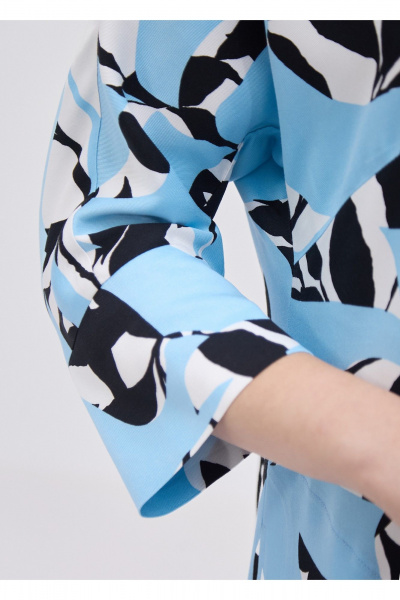 Платье Полинушка 335 голубой - фото 4