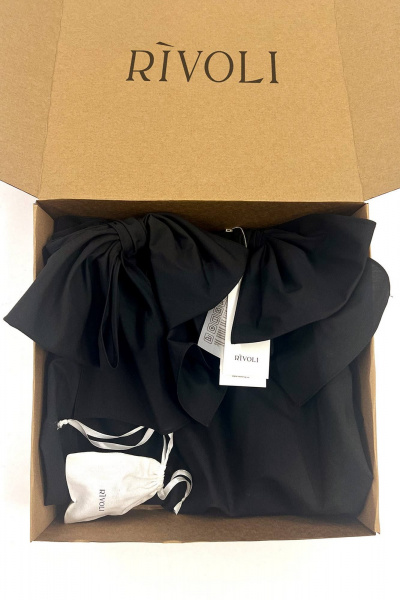 Топ Rivoli 2467 черный - фото 7