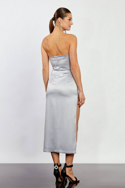 Платье Rivoli 7183.3 серебро - фото 3