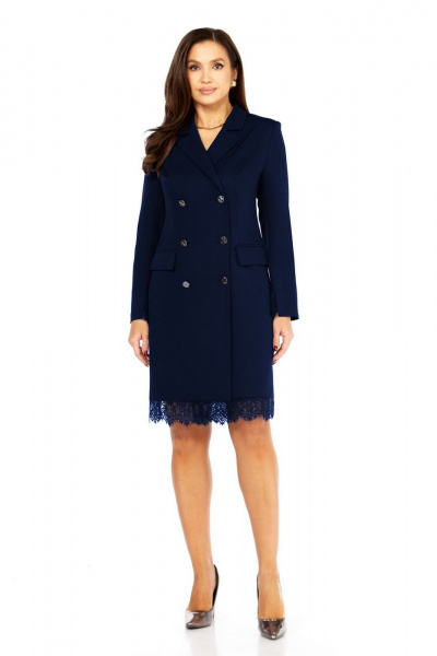 Платье Милора-стиль 1413 синий - фото 1