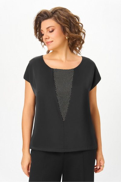 Брюки, жакет, топ DaLi 7064 чёрный - фото 5