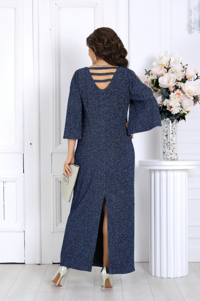 Платье Ninele 6083 светло-синий - фото 9