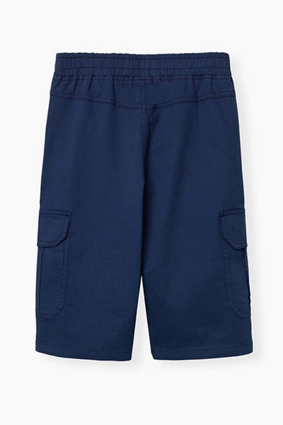 Шорты свободного силуэта из хлопка для активного мальчика Bell Bimbo 211216 синий - фото 2