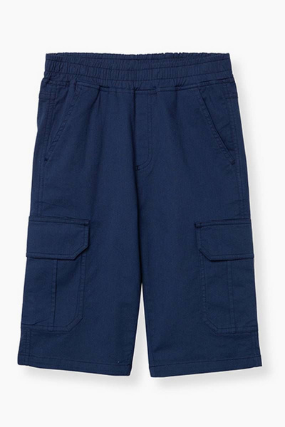Шорты свободного силуэта из хлопка для активного мальчика Bell Bimbo 211216 синий - фото 1