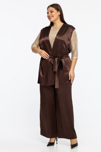 Жилет Avila 1008 коричневый - фото 1