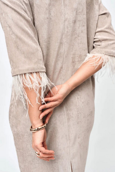 Платье Verita 2429 молочный - фото 6