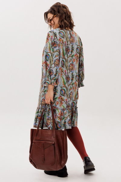 Платье Anelli 1775 экзотический_серый - фото 5