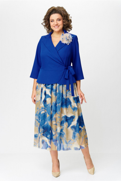 Платье Bonna Image 922/3 васильковый - фото 3