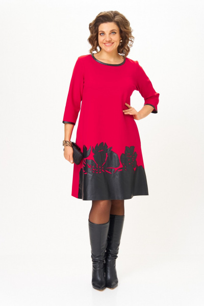 Платье Michel chic 2140/1 красный - фото 1