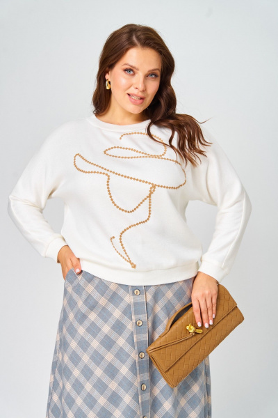 Джемпер, юбка Danaida 2188 клетка - фото 12