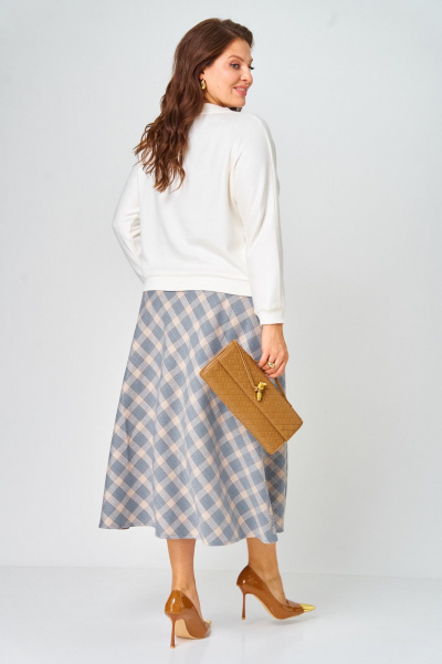 Джемпер, юбка Danaida 2188 клетка - фото 10