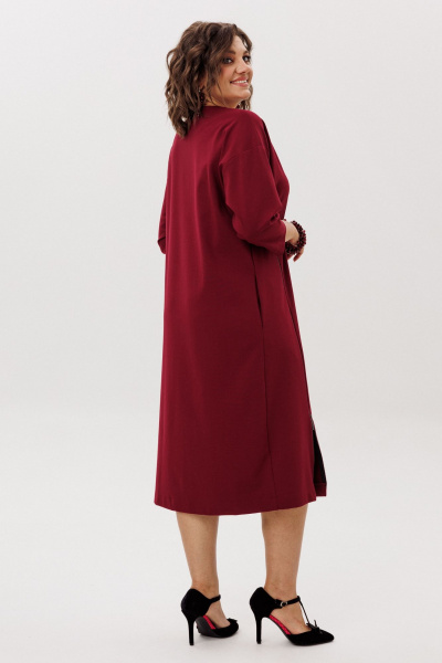 Платье Anelli 58 гранатовый_закат - фото 8