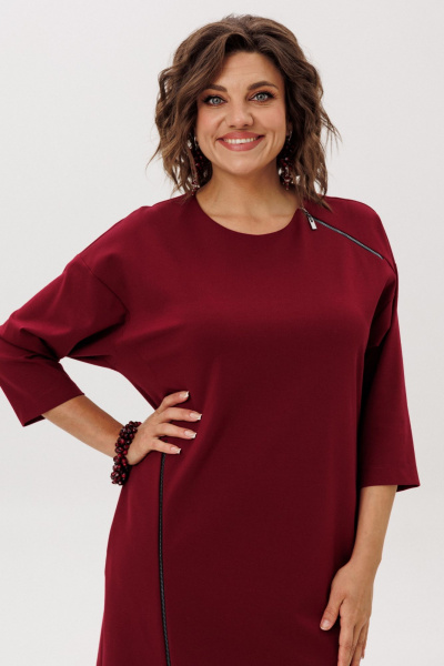 Платье Anelli 58 гранатовый_закат - фото 6