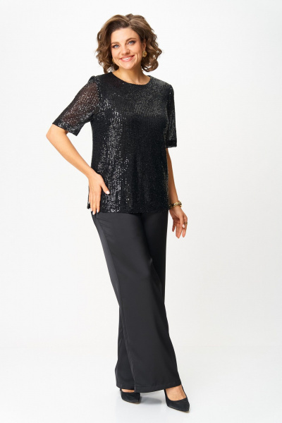 Блуза Svetlana-Style 2163 черный - фото 3