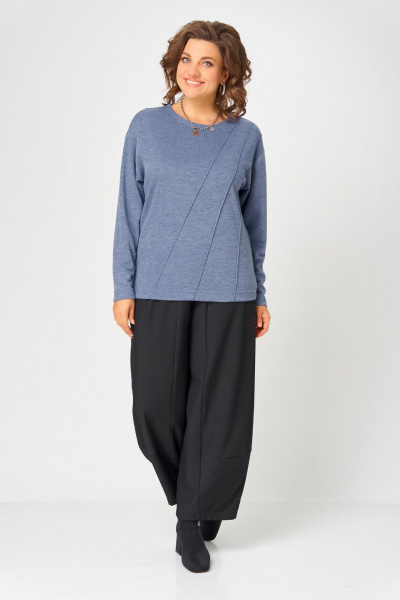 Джемпер Bliss 4235 стальной_синий - фото 6