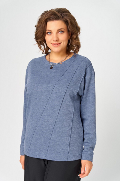 Джемпер Bliss 4235 стальной_синий - фото 1