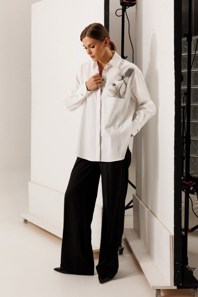 Блуза KOKOdea 20002 молочный - фото 8