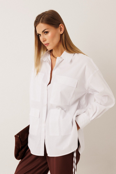 Блуза KOKOdea 20003.2 белый - фото 5