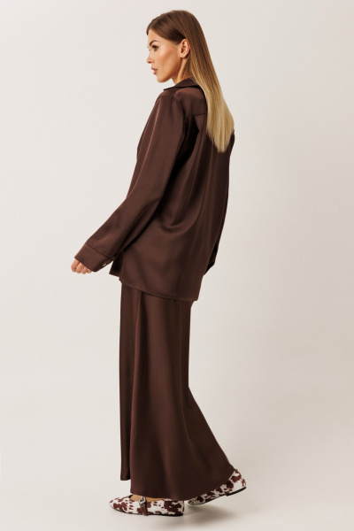 Блуза KOKOdea 20004 шоколад - фото 6