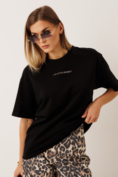 Футболка KOKOdea 21001 чёрный - фото 7